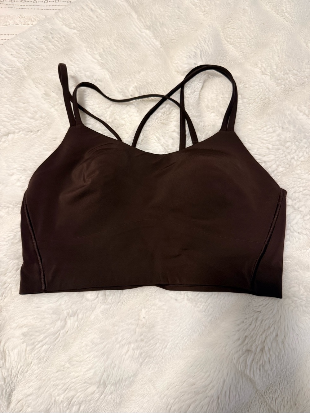 Lululemon like a cloud Longline Bra - French press